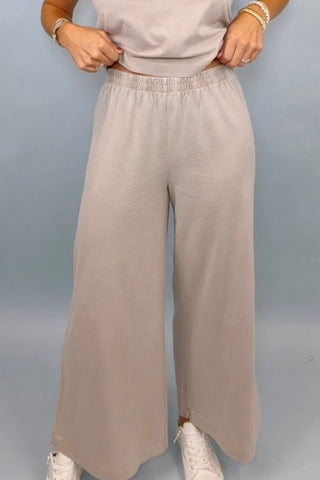 SCOUT JERSEY CROP FLARE PANT