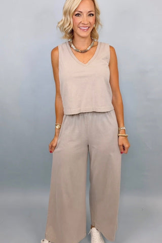 SLOANE V-NECK TOP