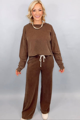 CIRCUIT CROPPED CREW NECK SWEATSHIRT