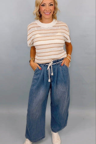 HARBOR WIDE LEG JEANS