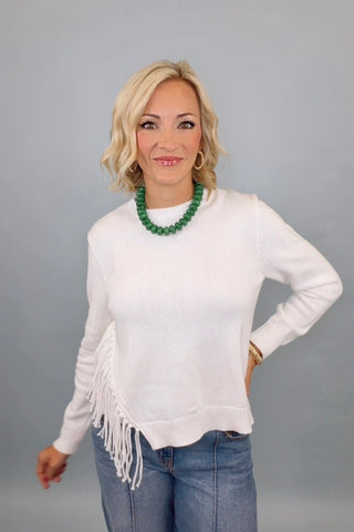 FIRST CHILL KNIT LONG SLEEVE SWEATER