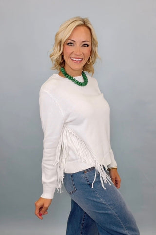 FIRST CHILL KNIT LONG SLEEVE SWEATER