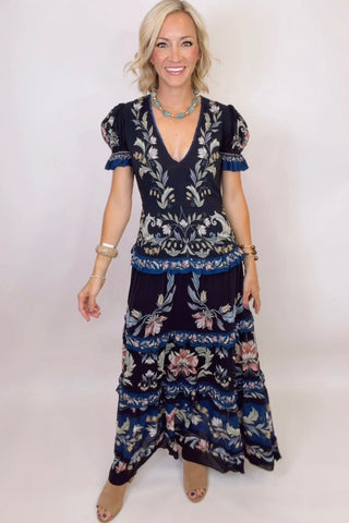 NATALIA BLACK MAXI DRESS