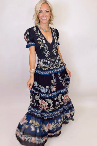 NATALIA BLACK MAXI DRESS