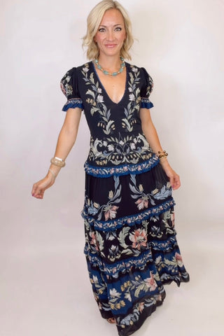 NATALIA BLACK MAXI DRESS