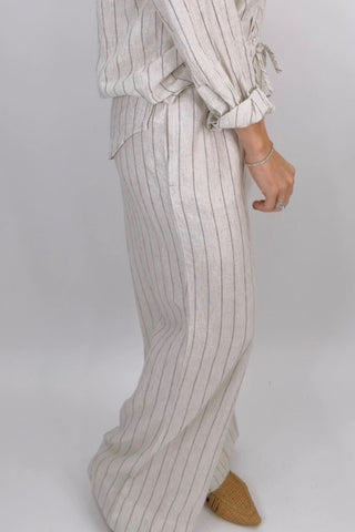 HENRI STRIPED WIDE LEG PANT