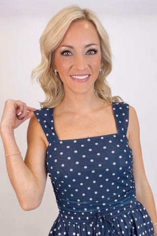 RORRY POLKA DOT KNIT TOP
