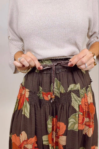 SECRET GARDEN FLORAL SKIRT