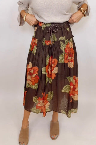 SECRET GARDEN FLORAL SKIRT