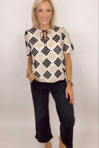 HIGH RISE ELASTIC CUFFED BAGGY WIDE JEANS