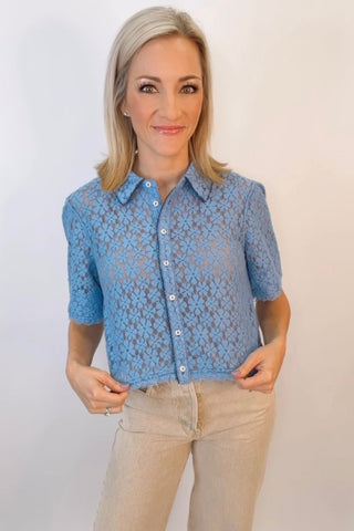MANNIE LACE BUTTONDOWN