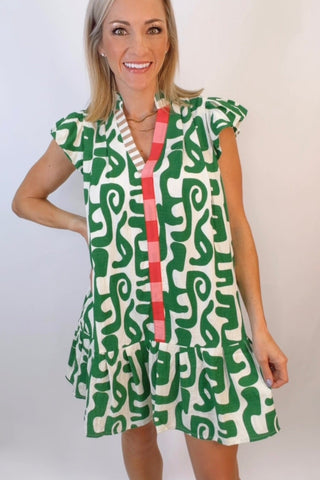 PALM BREEZE MINI DRESS