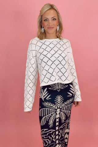 HULLEN CROCHET SWEATER