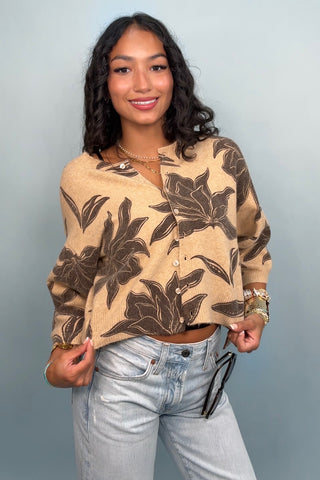 VALOR FLORAL CARDIGAN