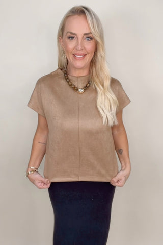 SUEDE STATE OF MIND TOP