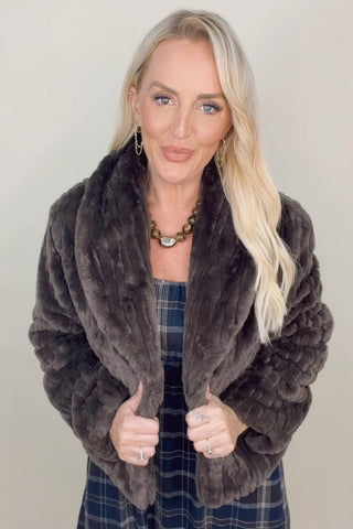 FIRESIDE LODGE LUXE COLLARED COAT