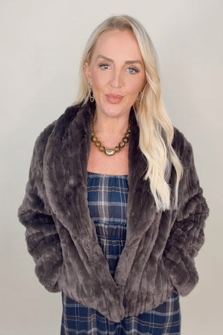 FIRESIDE LODGE LUXE COLLARED COAT