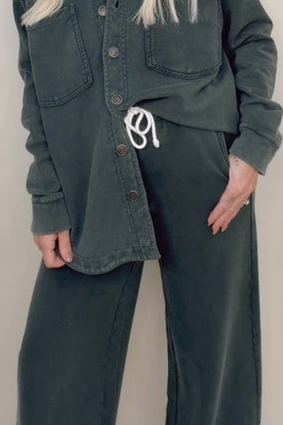 HUNTER KNIT PANT IN CLASSIC OLIVE