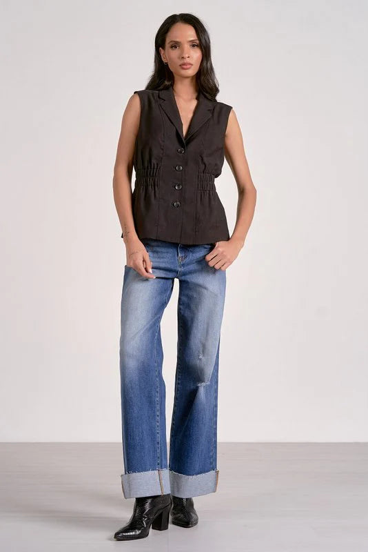 VEST CINCHED WAIST