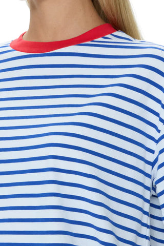 MAE CROPPED TEE - MARITIME RED