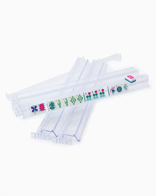 CLEAR ACRYLIC RACK AND PUSHER SET