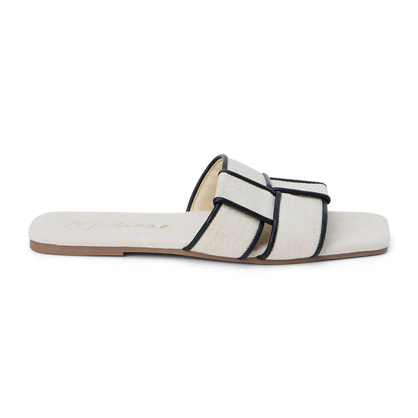 BISCAYNE SLIDE SANDAL side view showing comfortable
