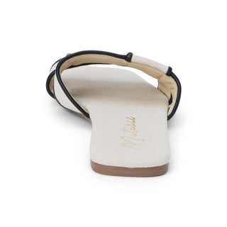 Close up BISCAYNE SLIDE SANDAL comfort padding sole detail quality materials