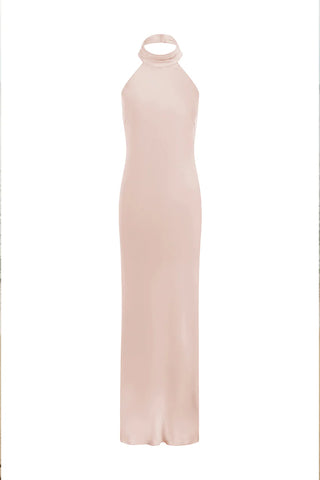 Woman wearing Brigitte maxi dress summer style STMT BOUTIQUE