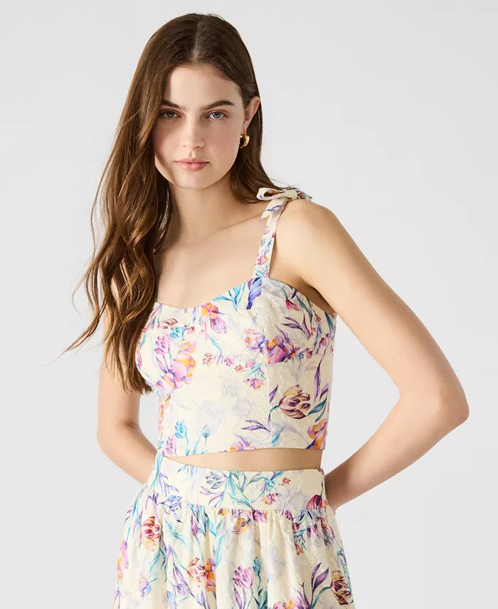  Woman wearing Carlynn top with skirt polished outfit STMT BOUTIQUE