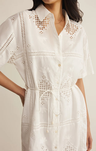 ANNABELLE EYELET DRESS