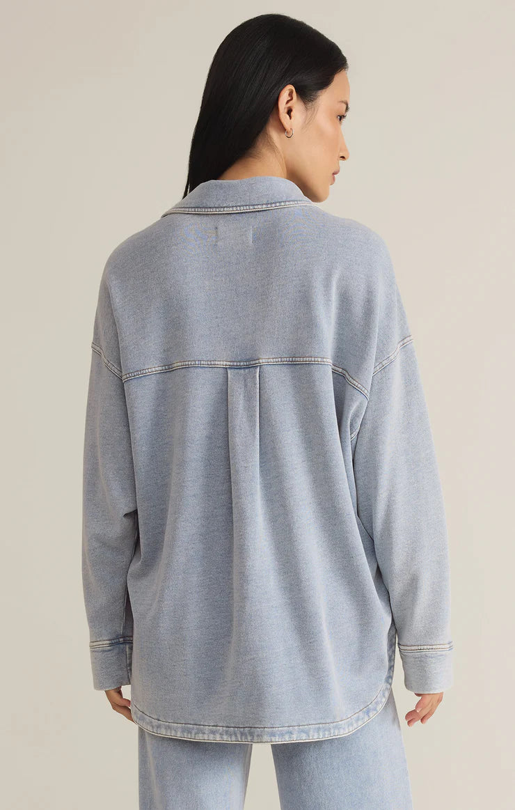 ALL DAY KNIT DENIM JACKET