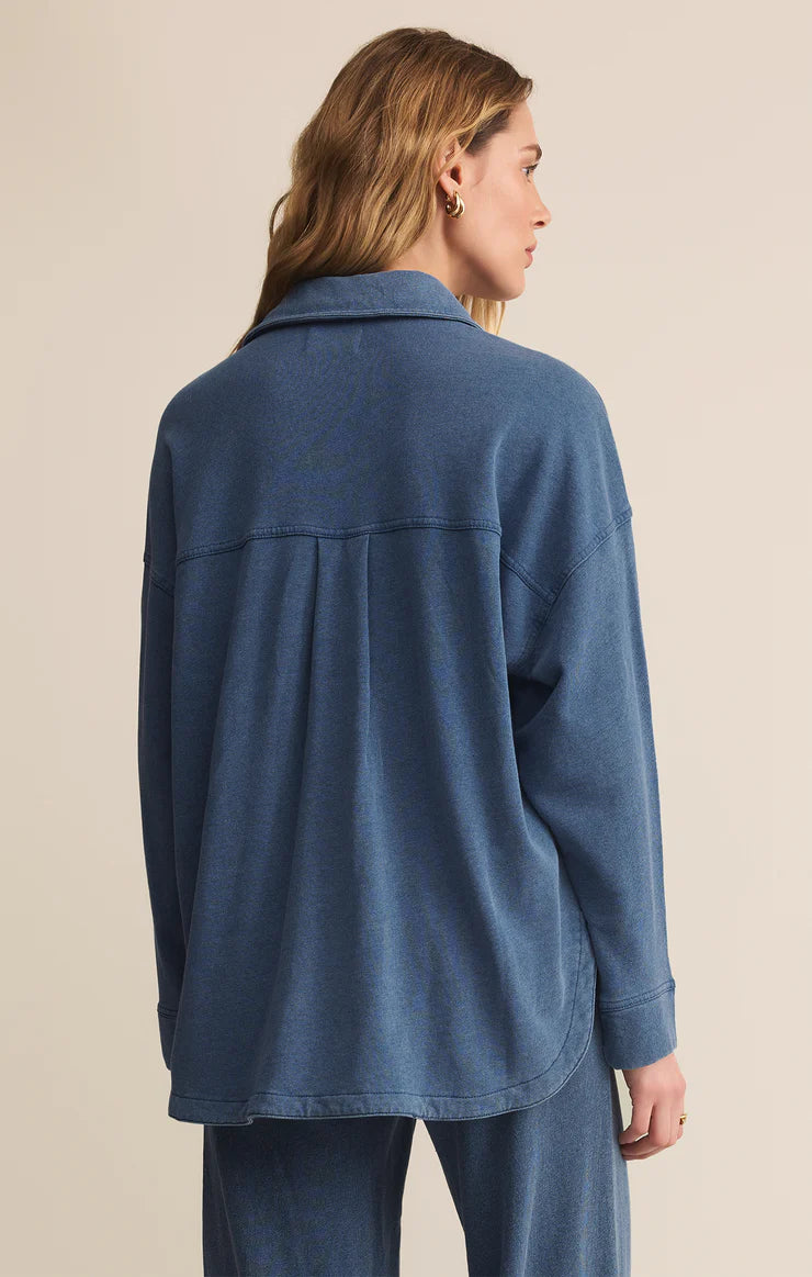ALL DAY KNIT DENIM JACKET