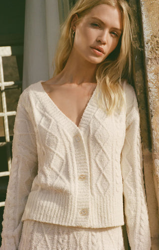 ELSA CABLE CARDIGAN