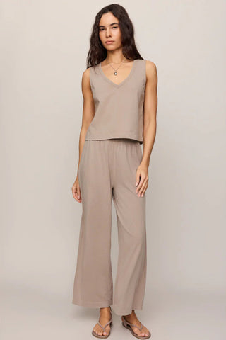 SLOANE V-NECK TOP
