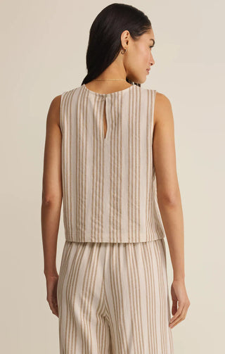 SLOANE KNIT STRIPED TOP