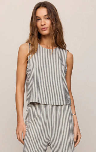 SLOANE KNIT STRIPED TOP