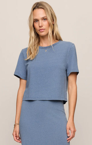 STELLAN JERSEY DENIM TEE