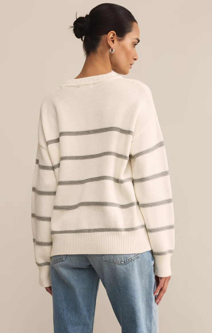 BOYFRIEND STRIPED SWEATER