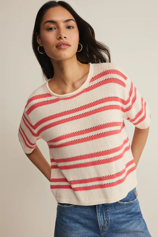 PRADO STRIPE SWEATER TEE