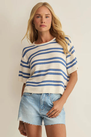 PRADO STRIPE SWEATER TEE