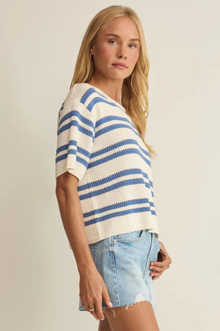 PRADO STRIPE SWEATER TEE