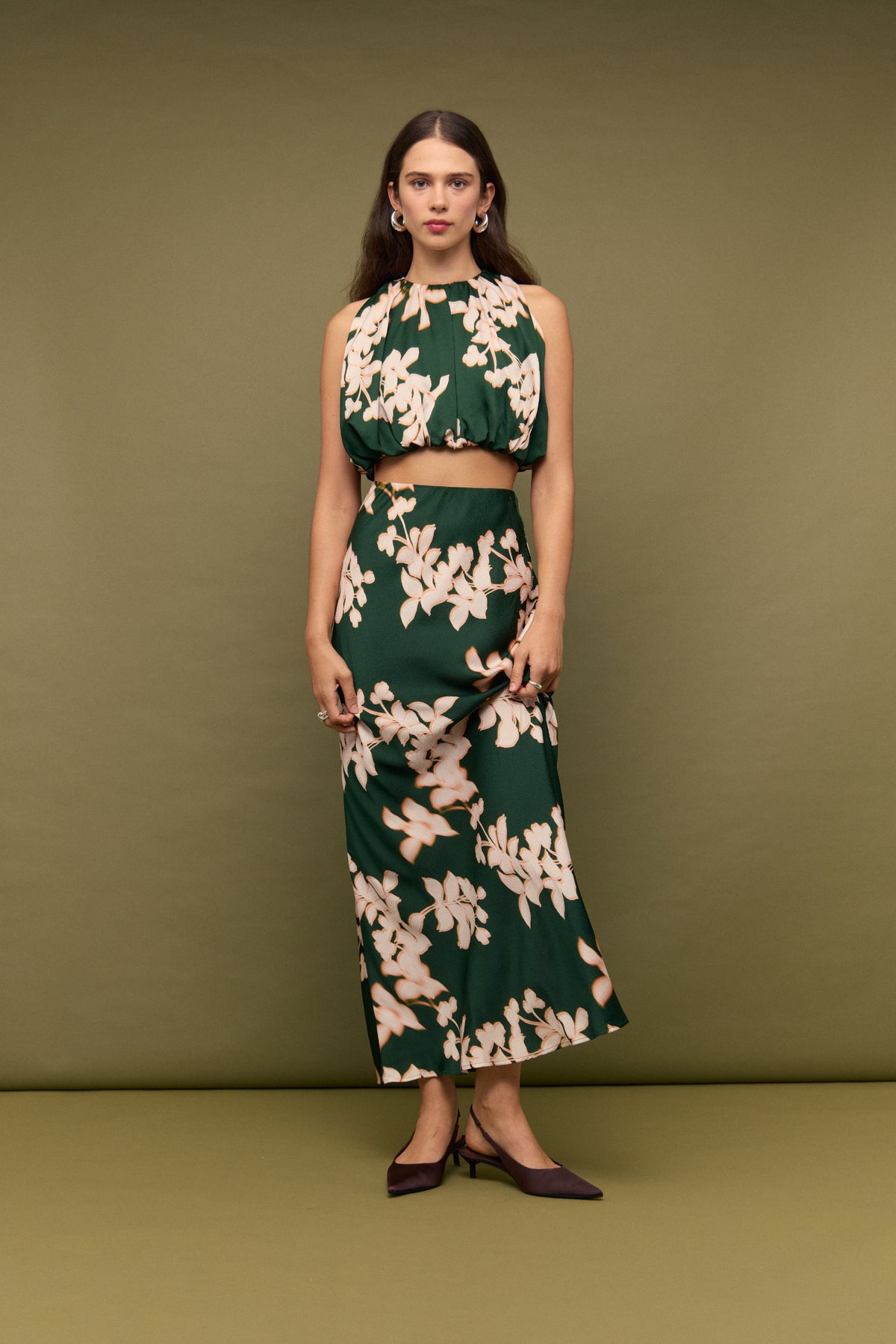 VILMA MAXI BIAS SKIRT