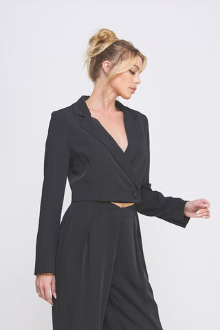 POWER MOVE CROPPED BLAZER