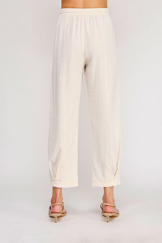 AMALFI IVORY TAPERED PANTS