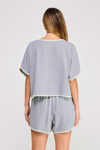 ALENA SHORT SLEEVE TOP