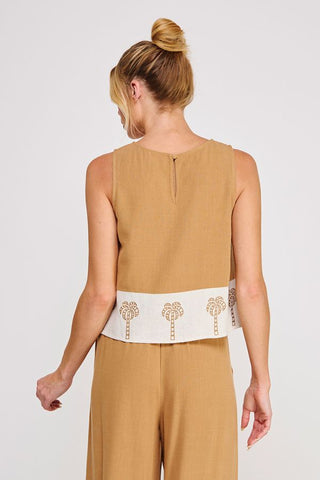 FLEUR SLEEVELESS TOP