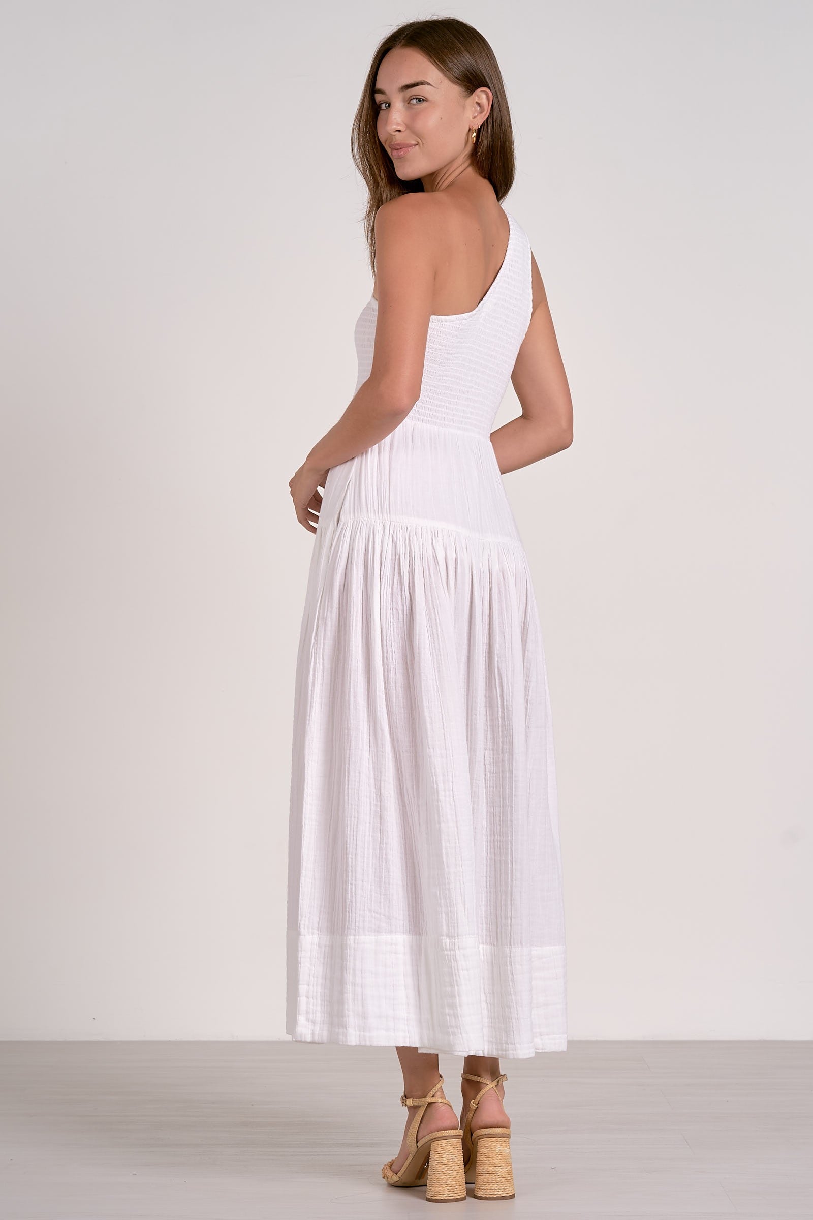 DRESS MAXI ONE SHOULDER