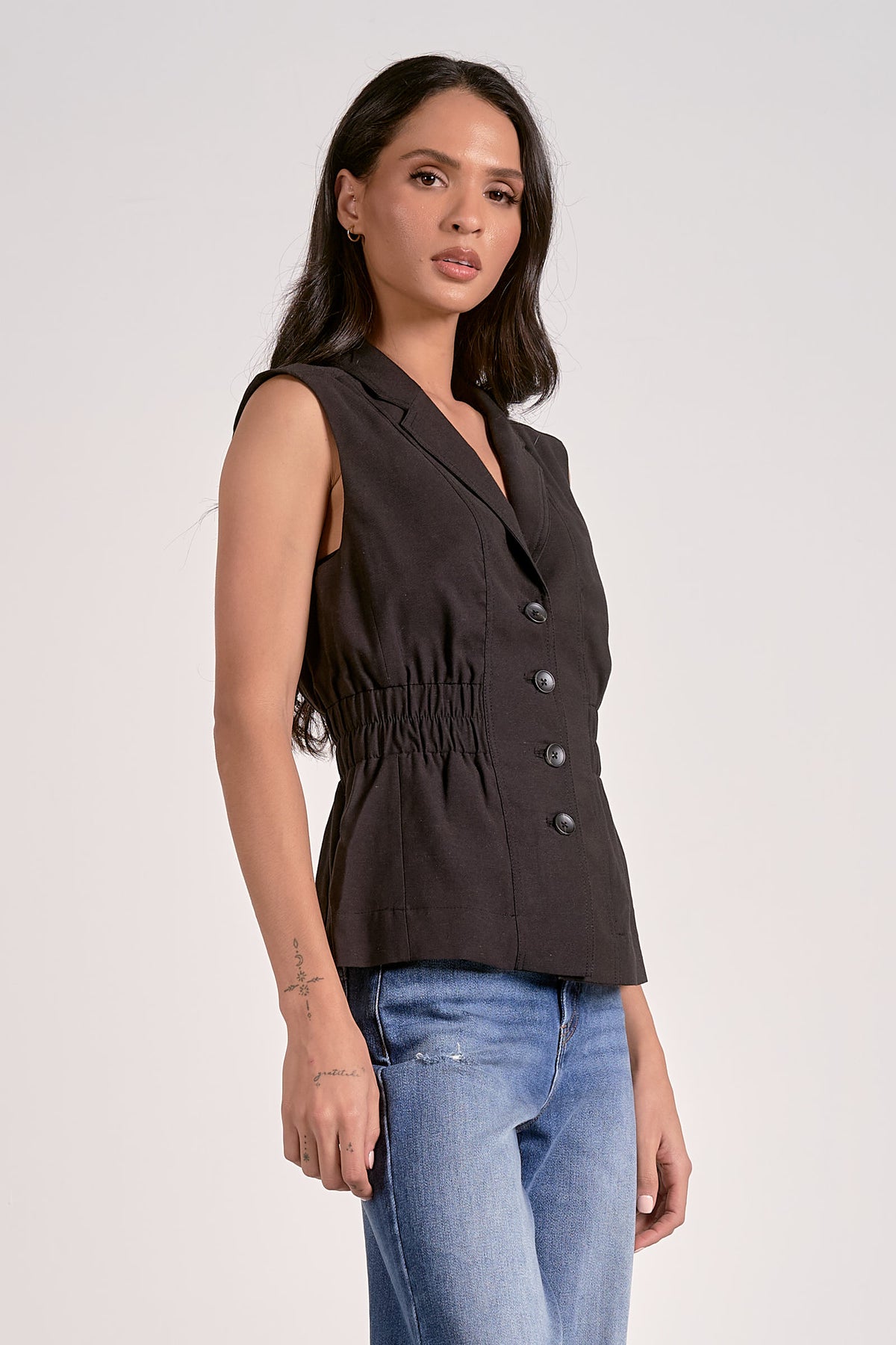 VEST CINCHED WAIST