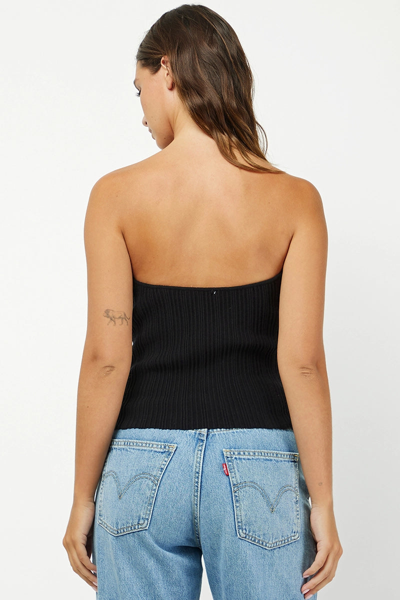 LUNA SWEATER TUBE TOP