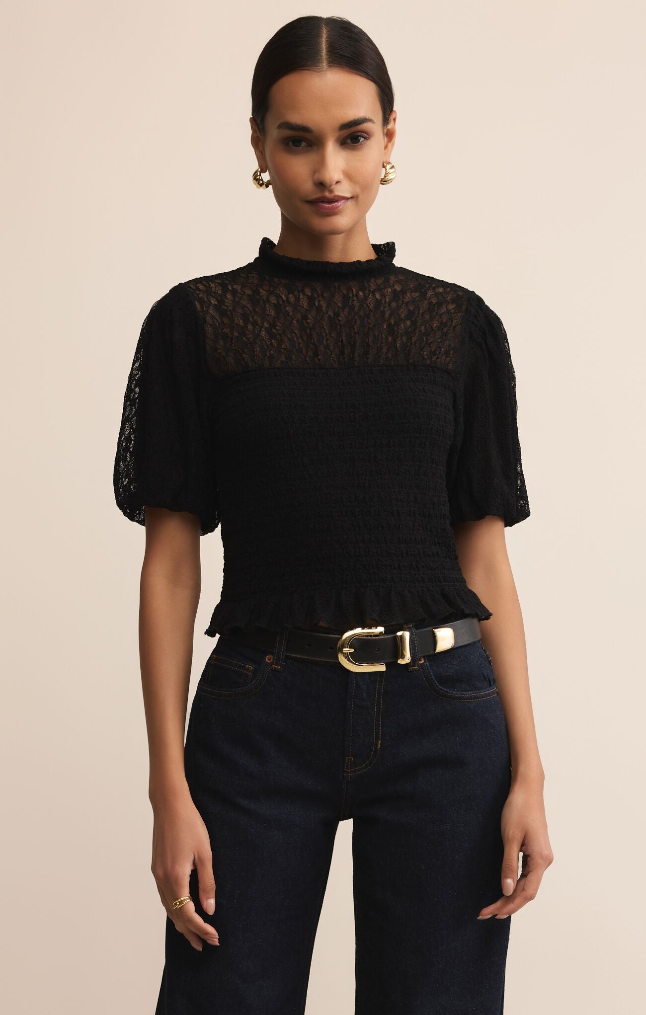 GLIMPSE LACE TOP